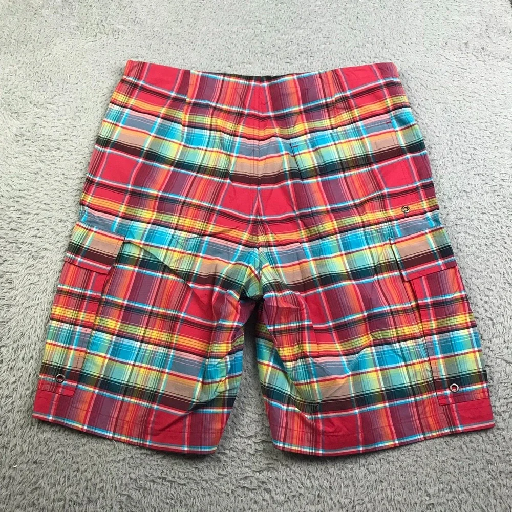 Polo Ralph Lauren Swim Trunks Mens S Colorful Plaid 9